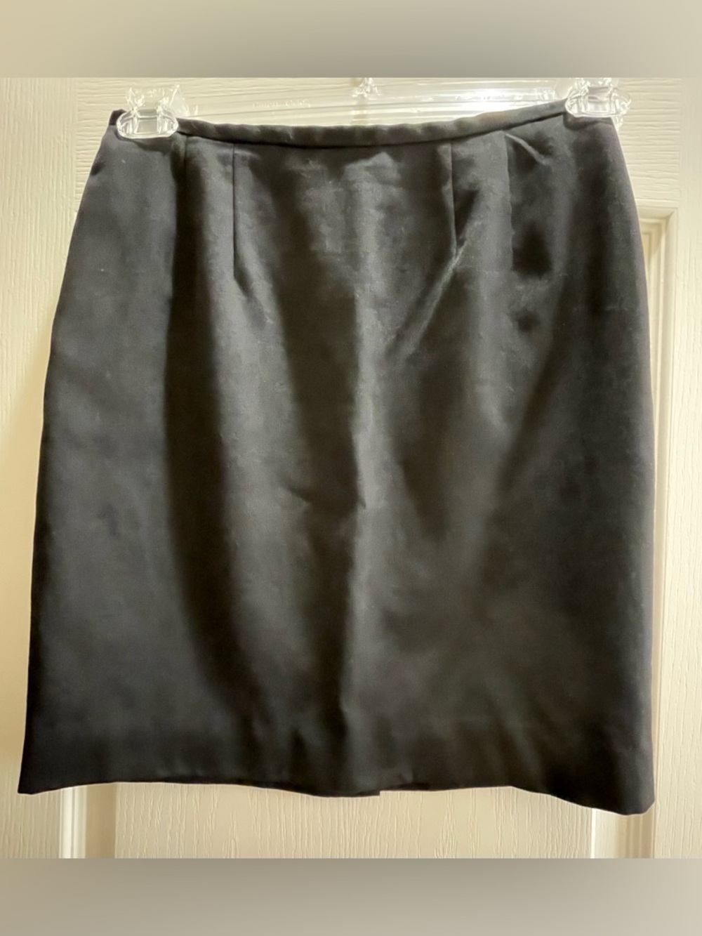 90s Jacqueline Ferrar Skirt Sz 8 Lined Back Zip Short Black Skirt True Vintage